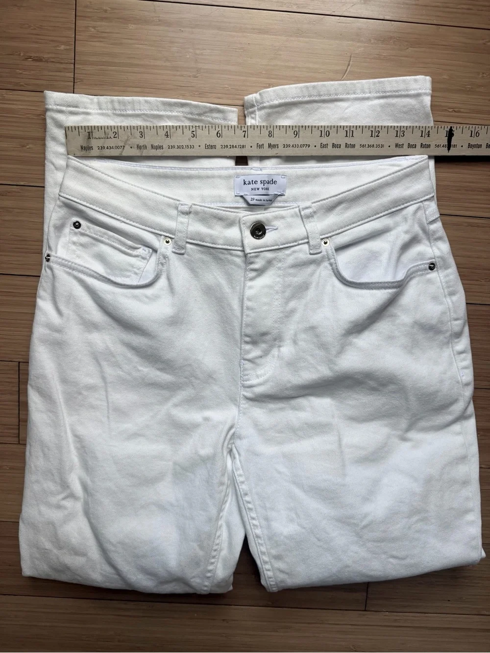 kate spade White Jeans